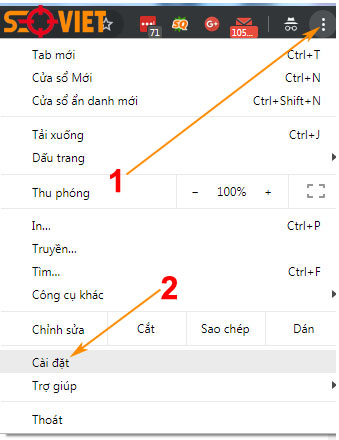 cài đặt google làm trang chủ trong trình duyệt