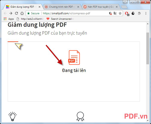 Cách nén file PDF online 4