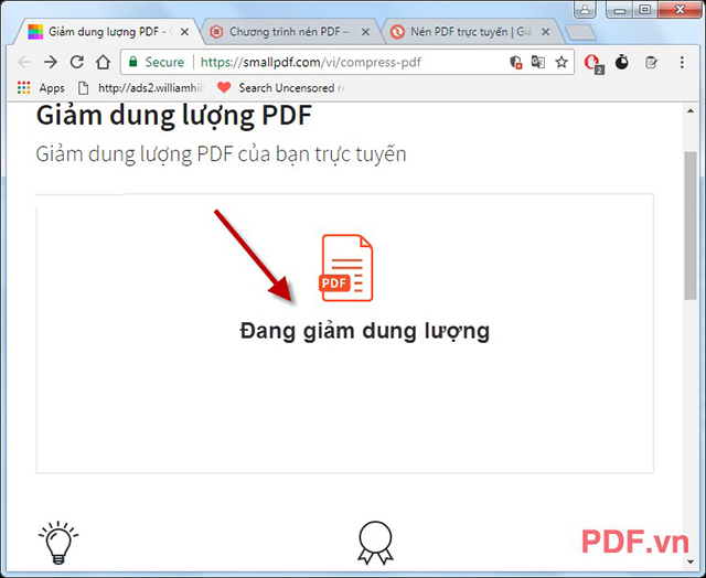 Cách nén file PDF online 5