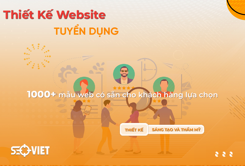 thiết kế web tuyển dụng