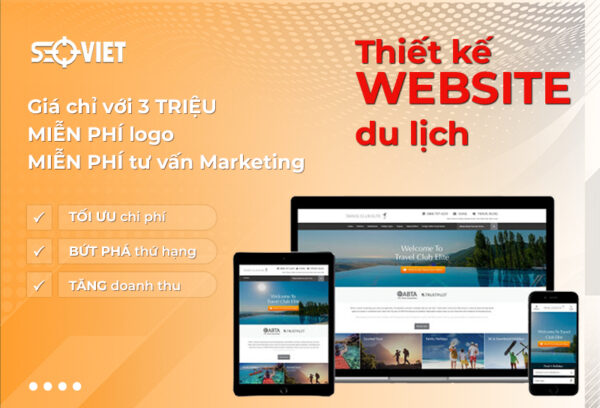 Thiết kế website du lịch