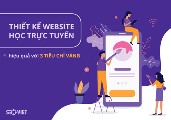 thiết kế website học trực tuyến