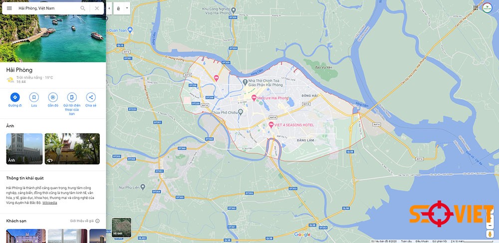 Google map Hải Phòng
