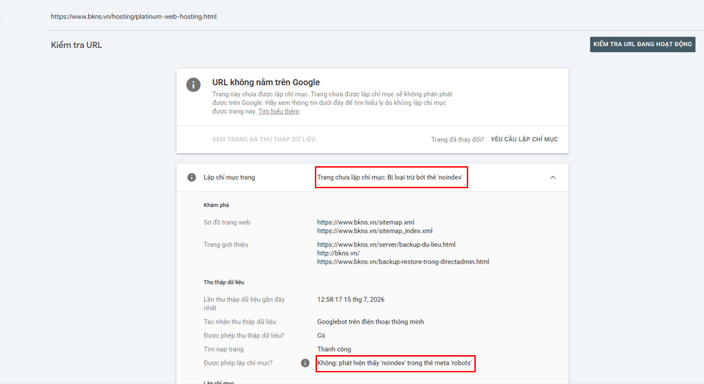 Bị chặn bởi robots.txt