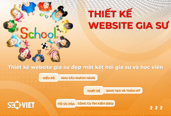 Thiết kế website gia sư