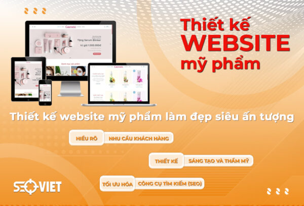 Thiết kế website mỹ phẩm đẹp