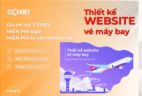 Thiết kế website vé máy bay