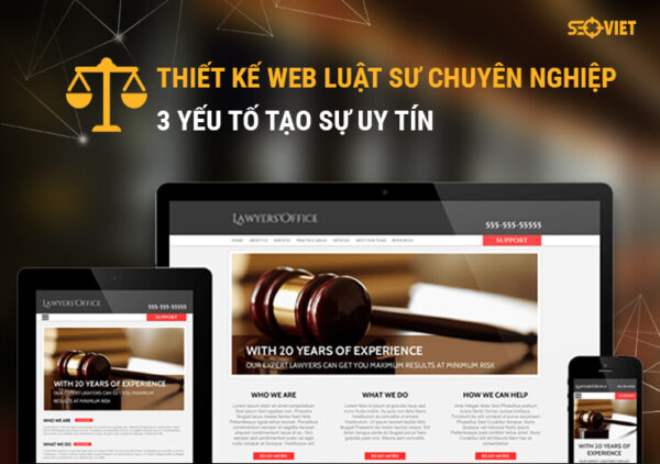 Thiết kế website luật sư