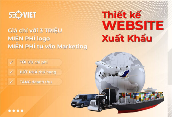 Thiết kế website xuất khẩu