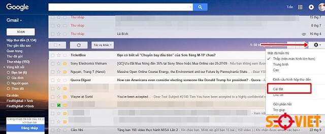 cách hủy chặn người dùng trong gmail 2