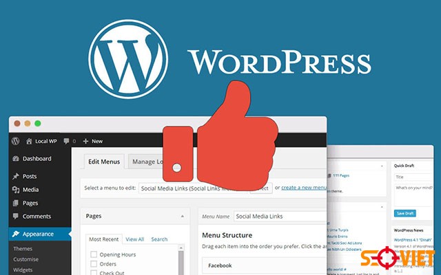 wordpress tạo trang web miễn phí