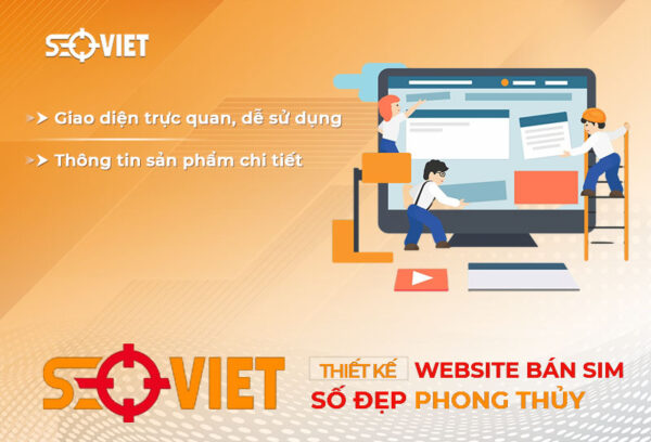 Thiết kế website sim số đẹp