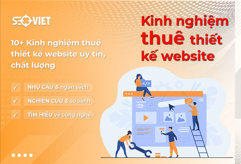 Kinh nghiệm thuê thiết kế website