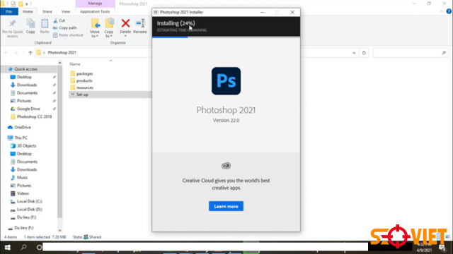 Cài đặt Adobe Photoshop CC 2021 bước 2