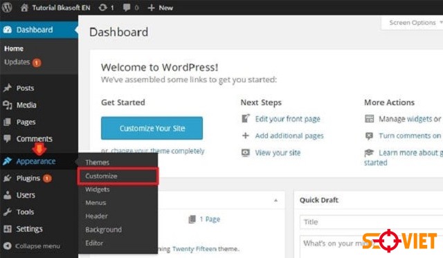 Cách sử dụng phần mềm thiết kế web WordPress 1