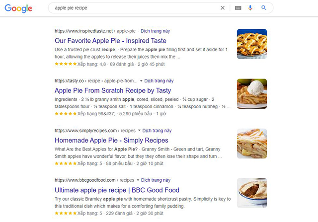Kết quả tìm kiếm từ khóa “apple pie recipe”