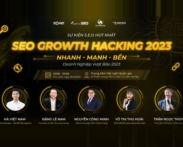 Sự kiện SEO Growth Hacking 2023