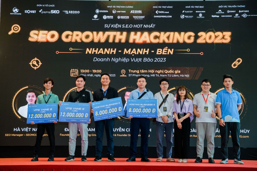 Sự kiện Seo Growth Hacking 2023