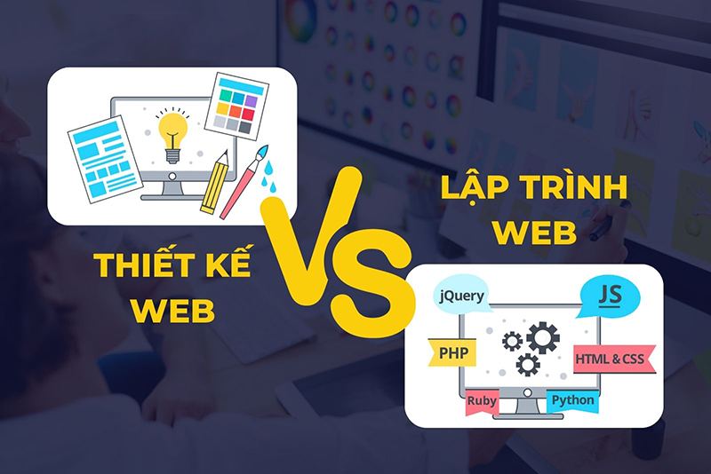 Sự khác biệt giữa thiết kế web và lập trình web