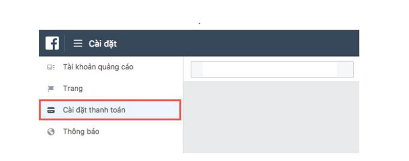 Cách thiết lập thanh toán trên tài khoản Quảng cáo Facebook