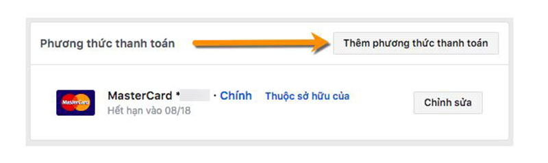 Cách thiết lập thanh toán trên tài khoản Quảng cáo Facebook