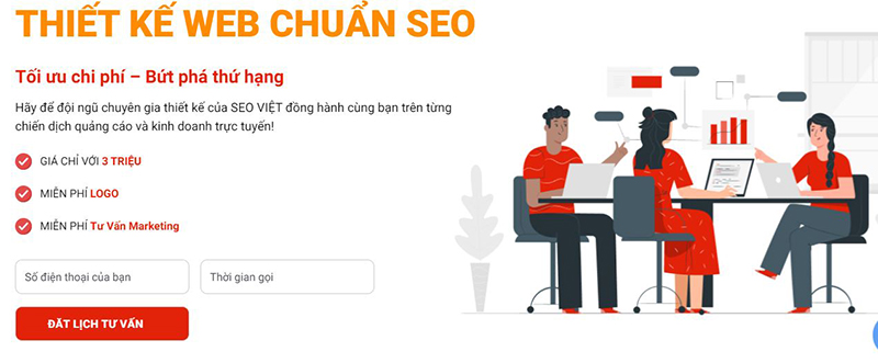 Dịch vụ thiết kế web tại Seo Việt