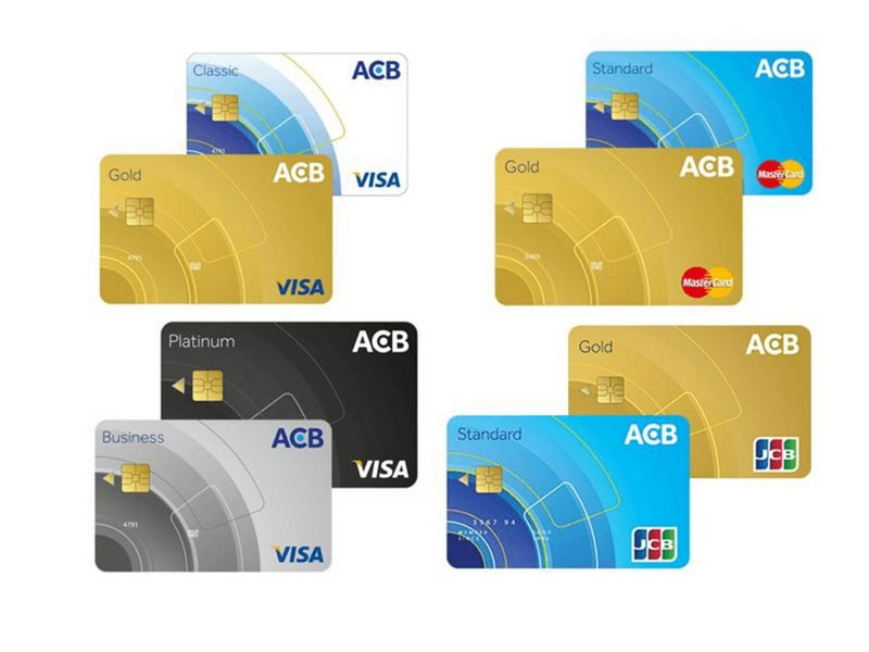 Sử dụng thẻ visa ngân hàng ACB