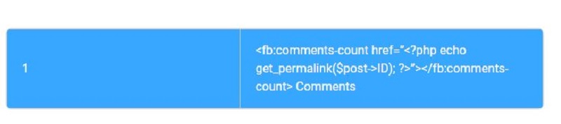 Hiển thi số lượng comment trên facebook trong wordpress