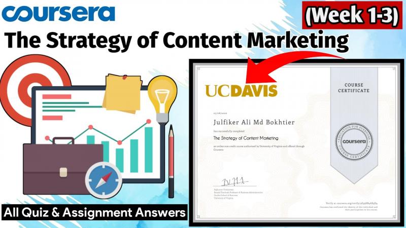 Khóa học coursera strategy of content marketing 