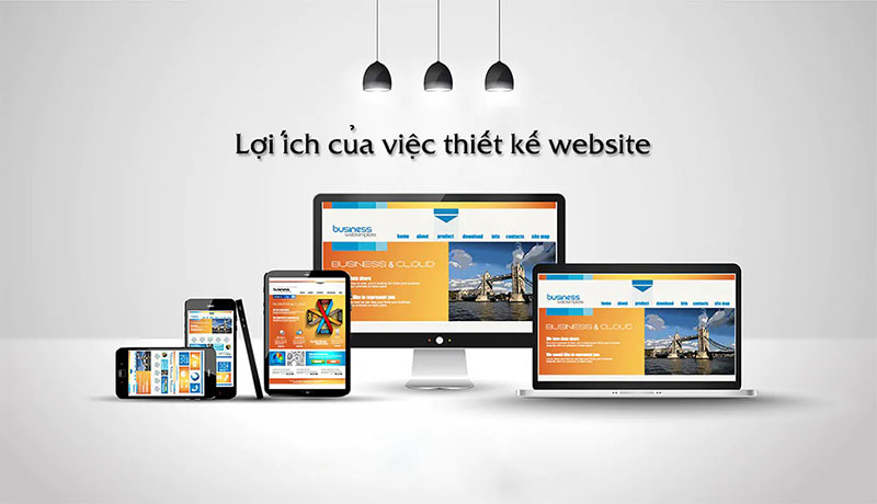 Lợi ích thiết website