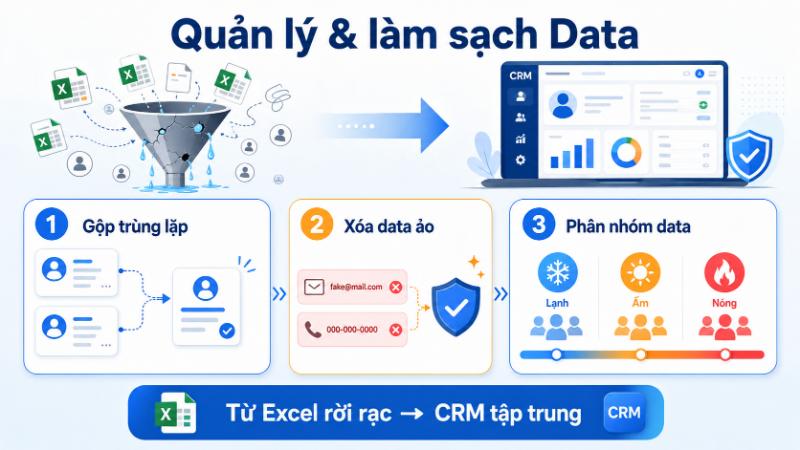 Quản lý và làm sạch Data