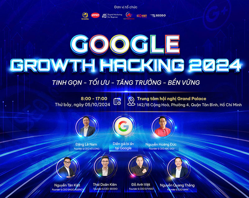 Sự kiện Google Growth Hacking 2024