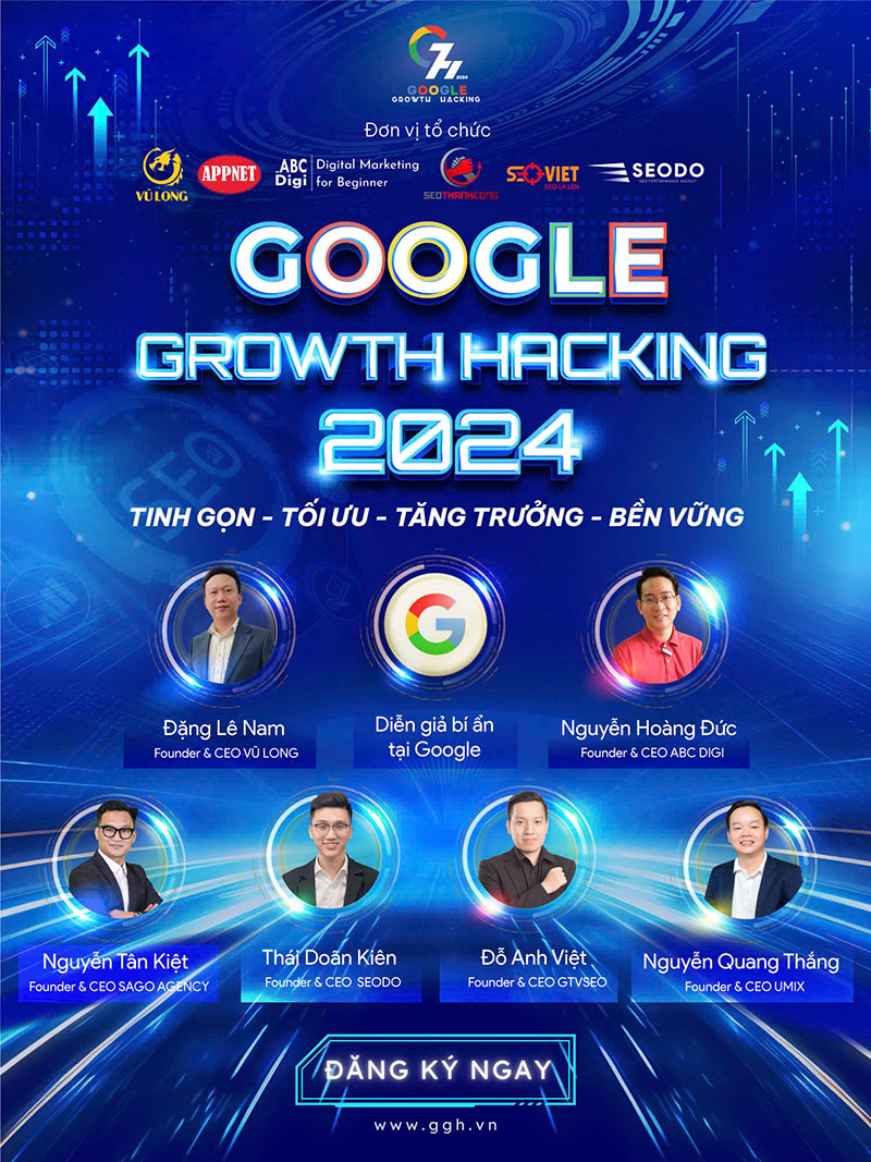 Sự kiện Google  Growth Hacking 2024