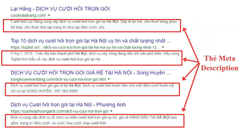 Meta Description tăng CTR, cải thiện trải nghiệm người dùng