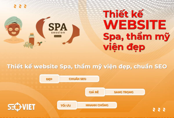 Thiết kế website spa, thẩm mỹ viện