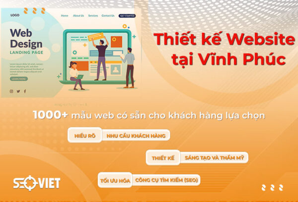 Thiết kế website tại Vĩnh Phúc