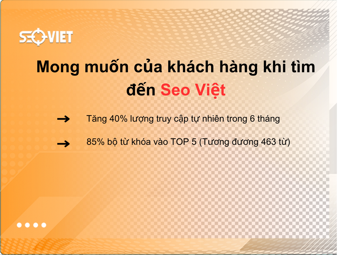 Mong muốn của khách hàng khi tìm đến Seo Việt