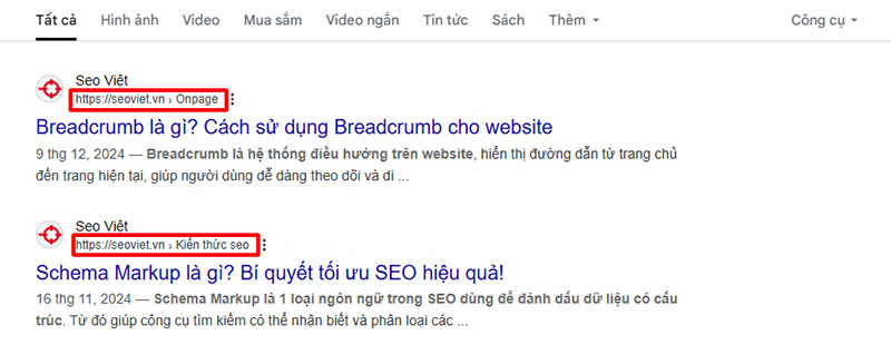 Breadcrumbs Schema