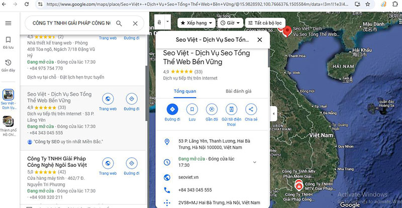 Cách tích hợp Google Maps vào trang web