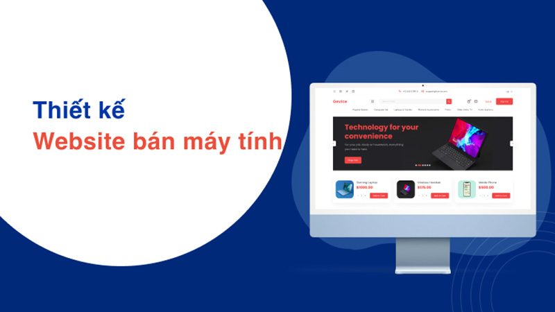 Lợi ích thiết kế website bán máy tính