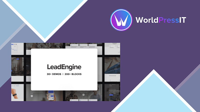 Mẫu website bán hàng WordPress LeadEngine