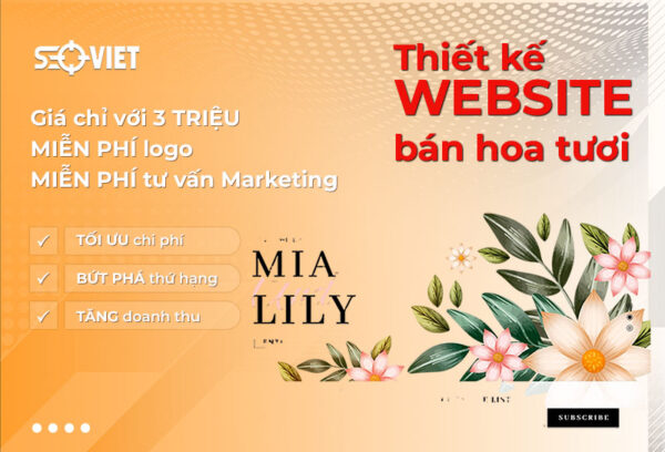 Thiết kế web bán hoa tươi