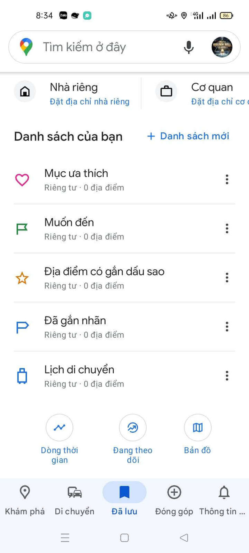 tính năng đặt tên cho địa chỉ yêu thích trên google maps