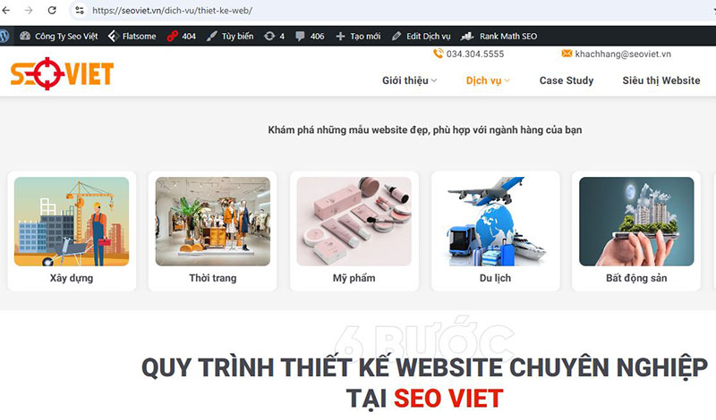 Vì sao nên chọn dịch vụ thiết kế website Seo Việt