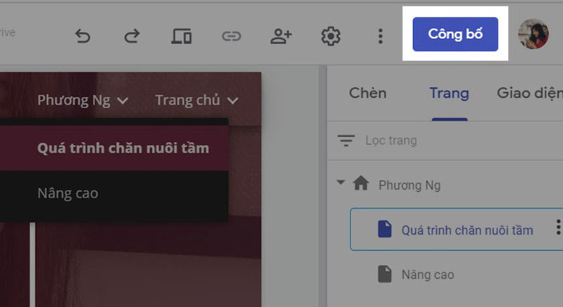 Cách tạo website trên Google Sites