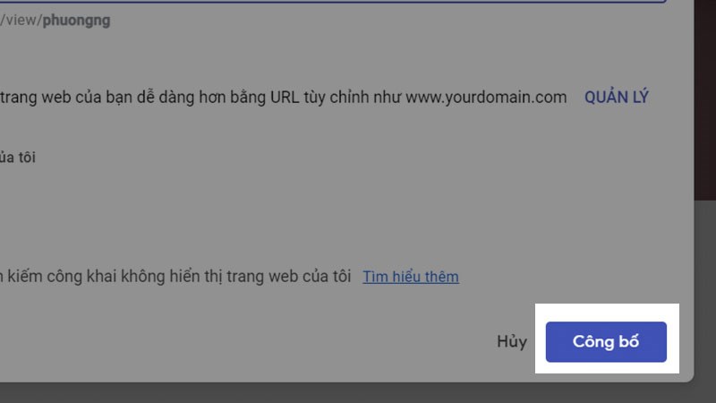 Cách tạo website trên Google Sites