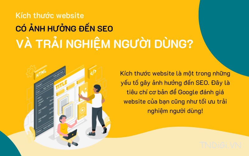 Kích thước website ảnh hưởng đến SEO