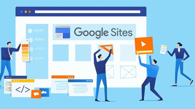 Tạo web trên điện thoại với Google Sites