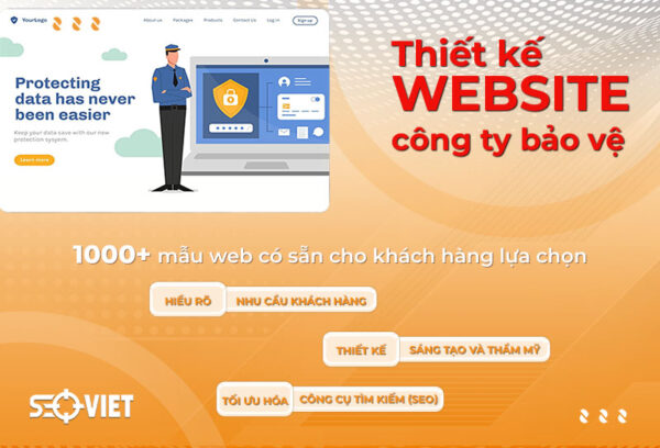 thiết kế website công ty bảo vệ