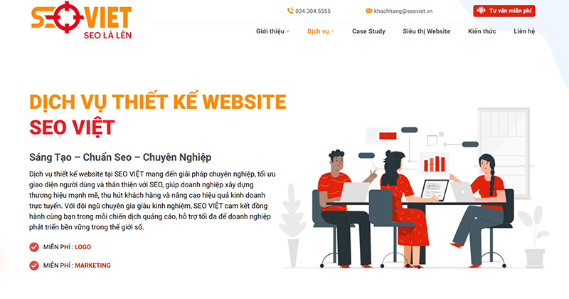 Công ty thiết kế website chuyên nghiệp Seo Việt